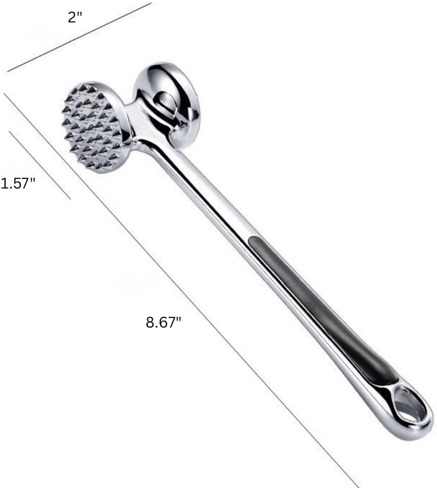 Meat tenderizer mallet stainless steel, product view