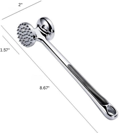 Meat tenderizer mallet stainless steel, product view