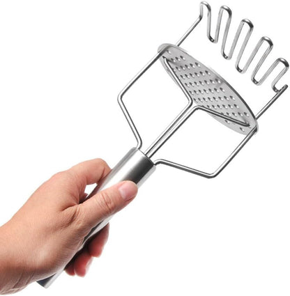Premium Potato Masher – Double-Layer Stainless Steel Design