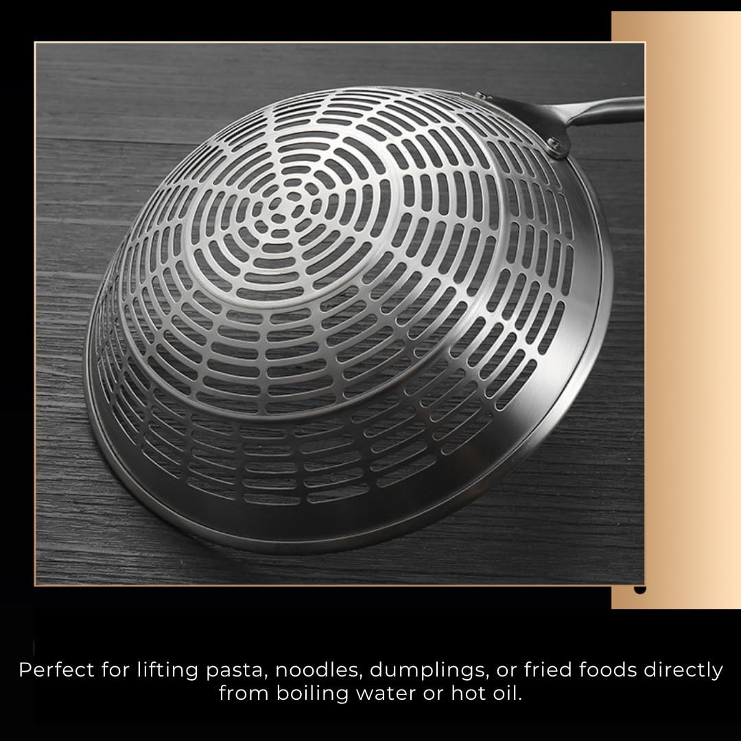 Kitchen spider strainer for deep frying, product view