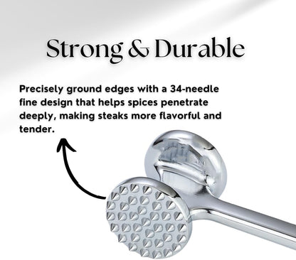 Double-sided meat tenderizer, product detail view