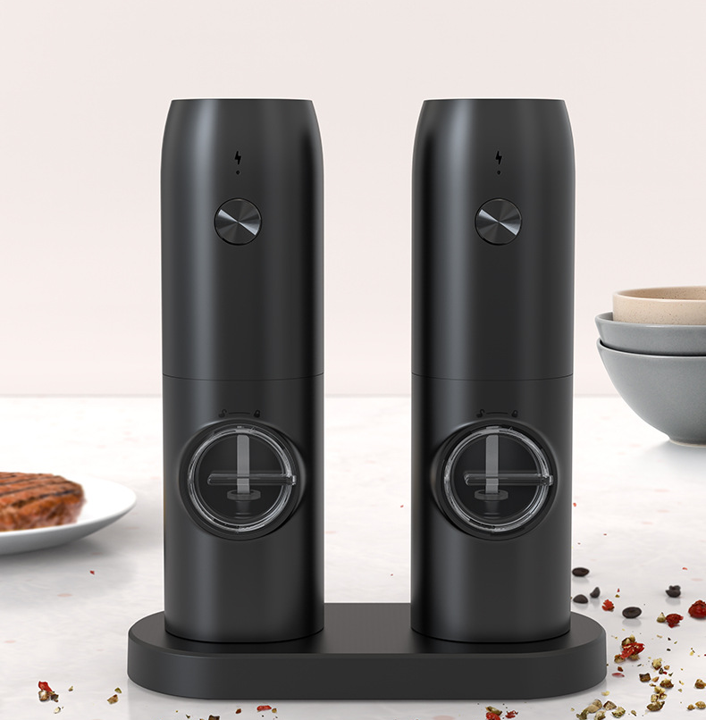 Electric spice grinder stainless steel blade detail